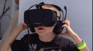 VR in school science workshop Science Squad 